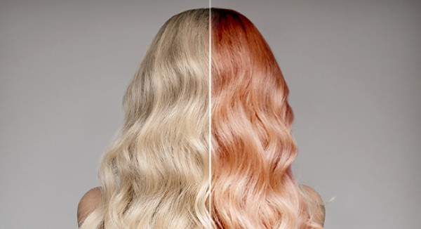 2 types of hair colouring with Milaton dyes