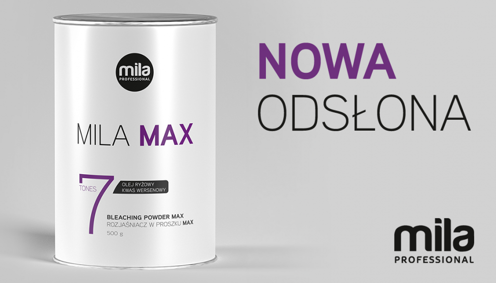 MILA MAX - rozjaśnienie do 7 tonów i moc składników aktywnych
